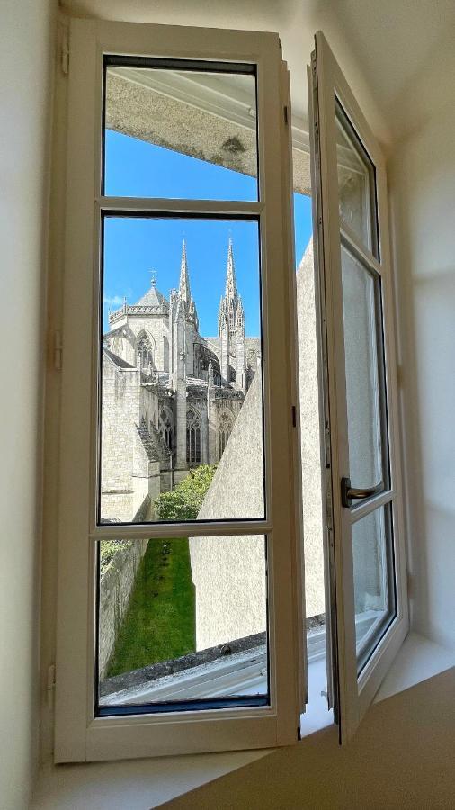 Appartement T2 - Vue Imprenable Sur La Cathedrale Quimper Zewnętrze zdjęcie