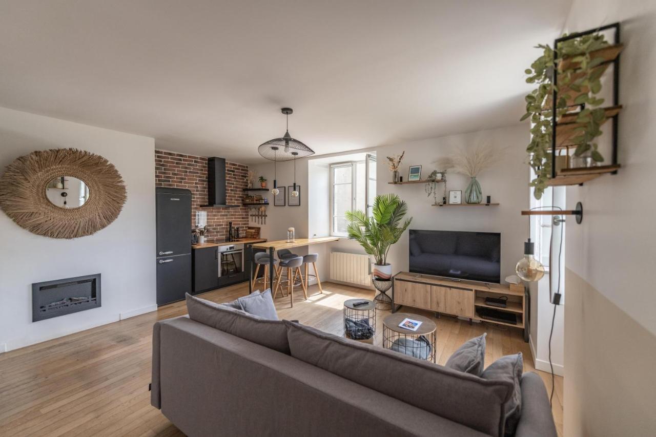 Appartement T2 - Vue Imprenable Sur La Cathedrale Quimper Zewnętrze zdjęcie